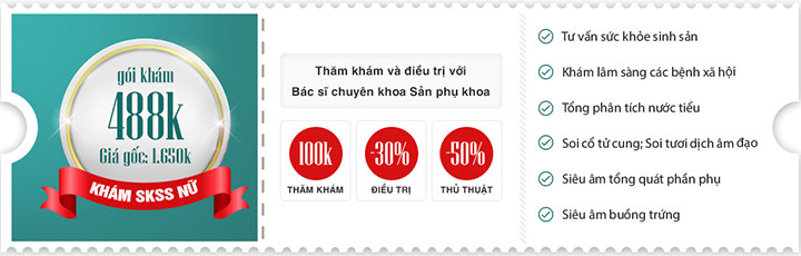 Gói khám sức khỏe sinh sản nữ